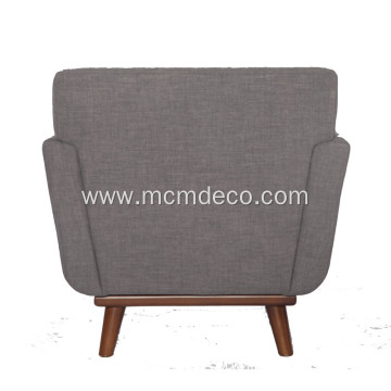 Mid-century Modern Classic Fabric Sofa